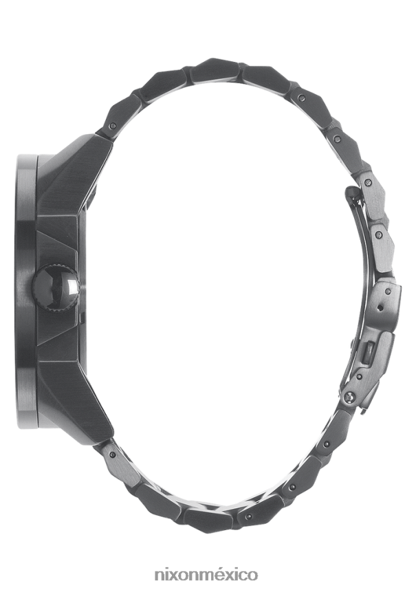 Nixon cuerpos de acero inoxidable Z2VL2N69 mirar rojo/bronce