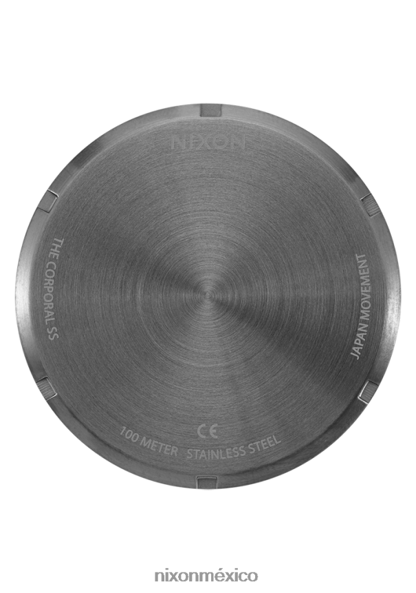 Nixon cuerpos de acero inoxidable Z2VL2N69 mirar rojo/bronce