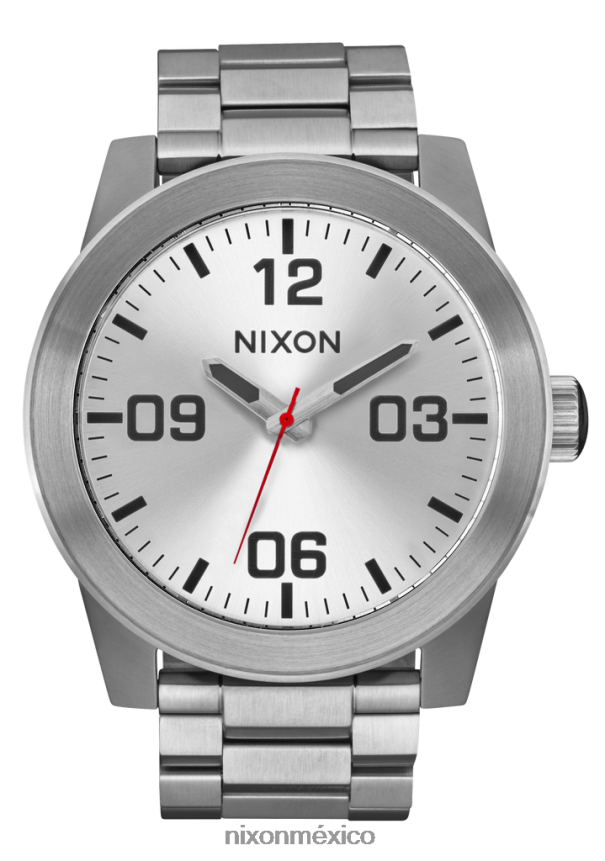 Nixon cuerpos de acero inoxidable Z2VL2N70 mirar plata blanca
