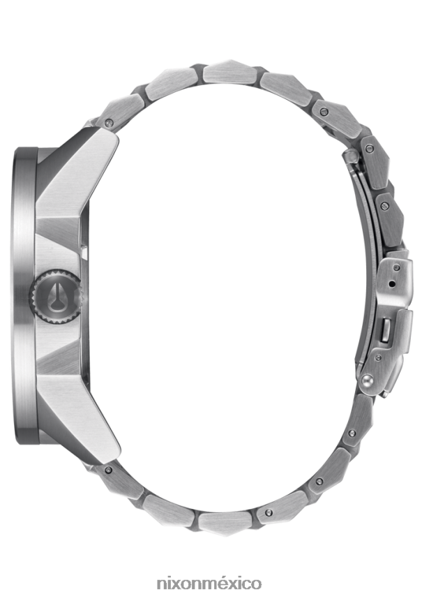 Nixon cuerpos de acero inoxidable Z2VL2N70 mirar plata blanca