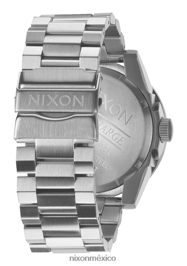 Nixon cuerpos de acero inoxidable Z2VL2N70 mirar plata blanca