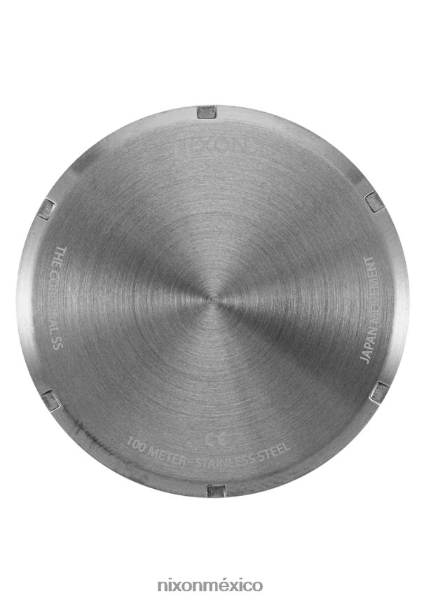 Nixon cuerpos de acero inoxidable Z2VL2N70 mirar plata blanca