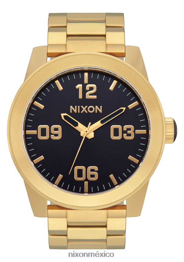 Nixon cuerpos de acero inoxidable Z2VL2N71 mirar oro/índigo