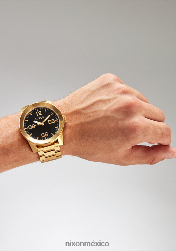 Nixon cuerpos de acero inoxidable Z2VL2N71 mirar oro/índigo