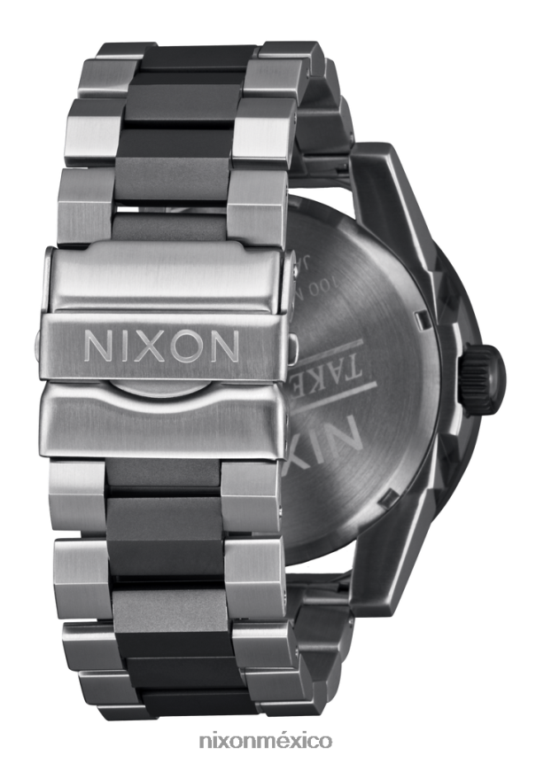 Nixon cuerpos de acero inoxidable Z2VL2N73 mirar plata/bronce