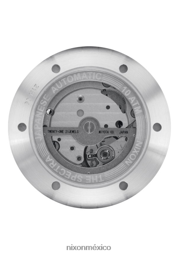 Nixon espectros Z2VL2N118 mirar plata blanca