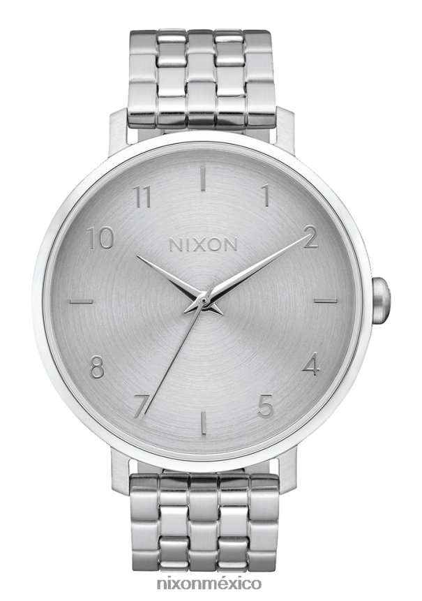 Nixon flecha Z2VL2N253 mirar todo plateado