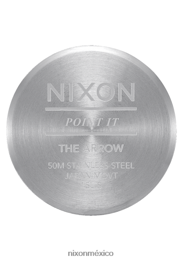 Nixon flecha Z2VL2N253 mirar todo plateado