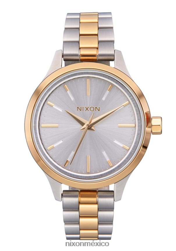 Nixon optimista Z2VL2N242 mirar oro plateado