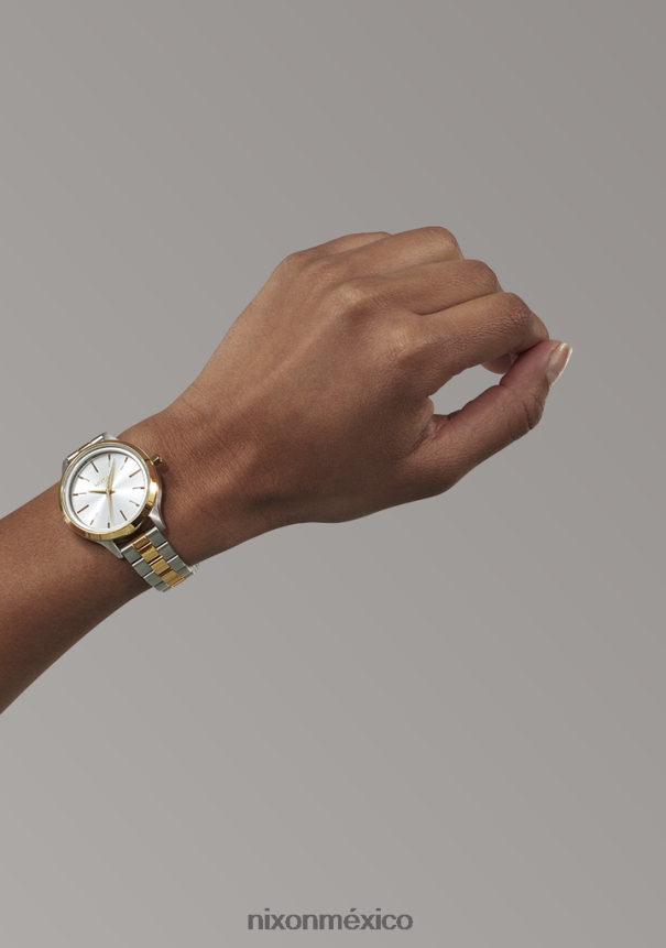 Nixon optimista Z2VL2N242 mirar oro plateado