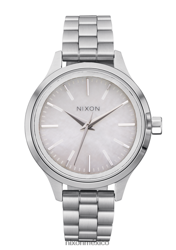 Nixon optimista Z2VL2N244 mirar plata/nácar