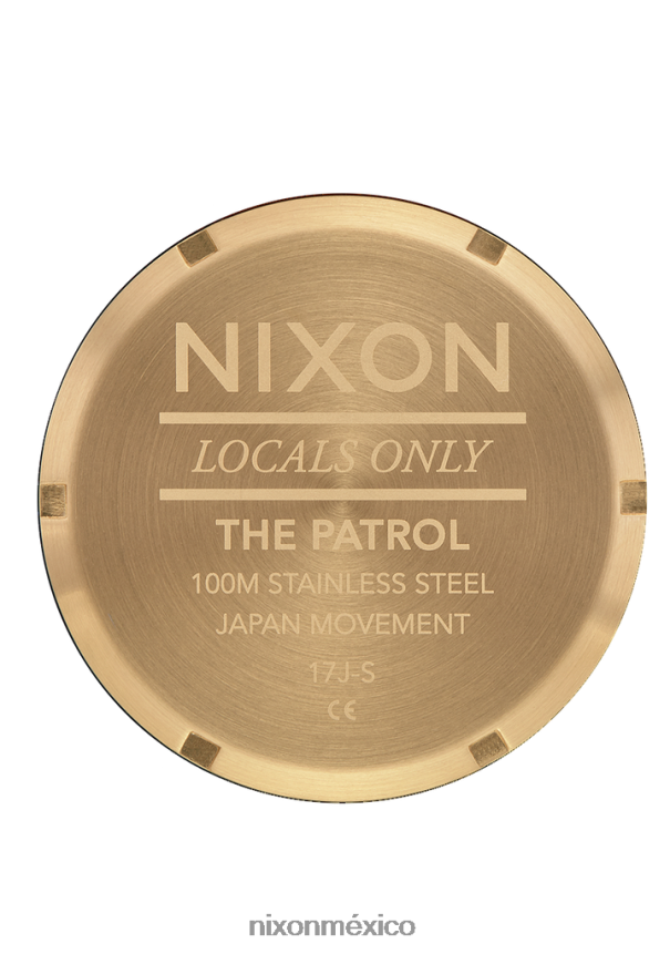 Nixon patrulla Z2VL2N125 mirar oro/negro