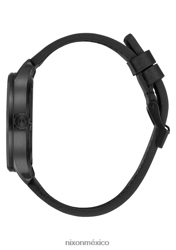 Nixon patrulla de cuero Z2VL2N106 mirar negro/plata