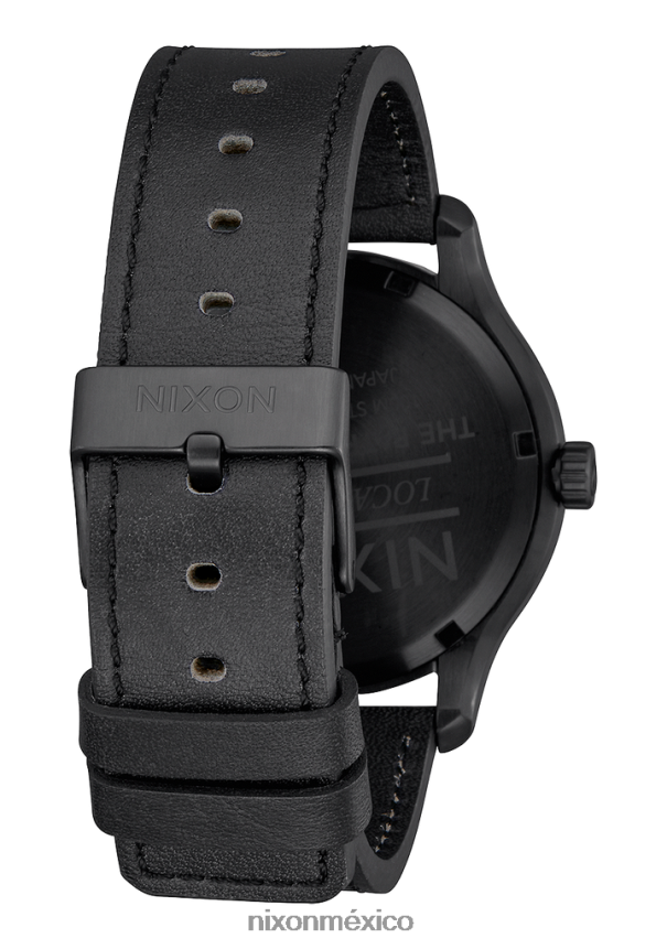 Nixon patrulla de cuero Z2VL2N106 mirar negro/plata