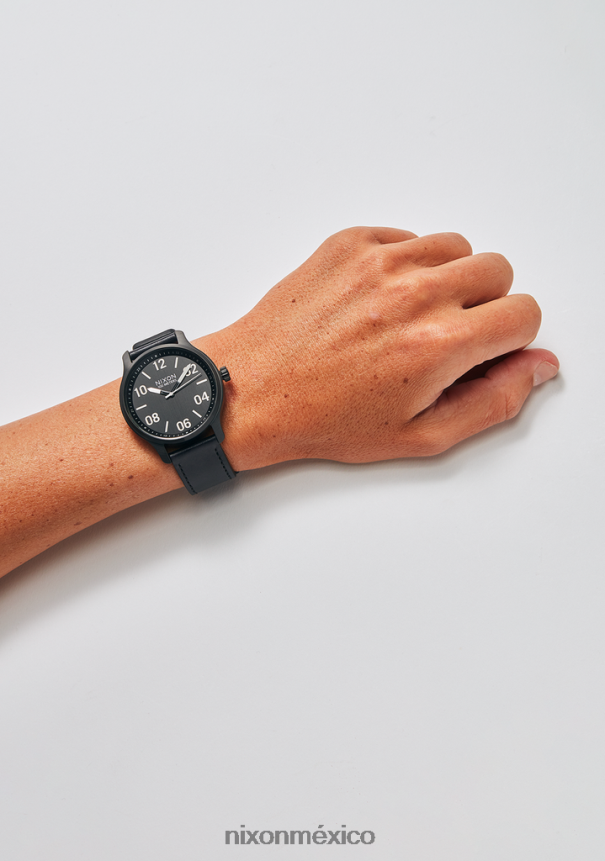 Nixon patrulla de cuero Z2VL2N106 mirar negro/plata