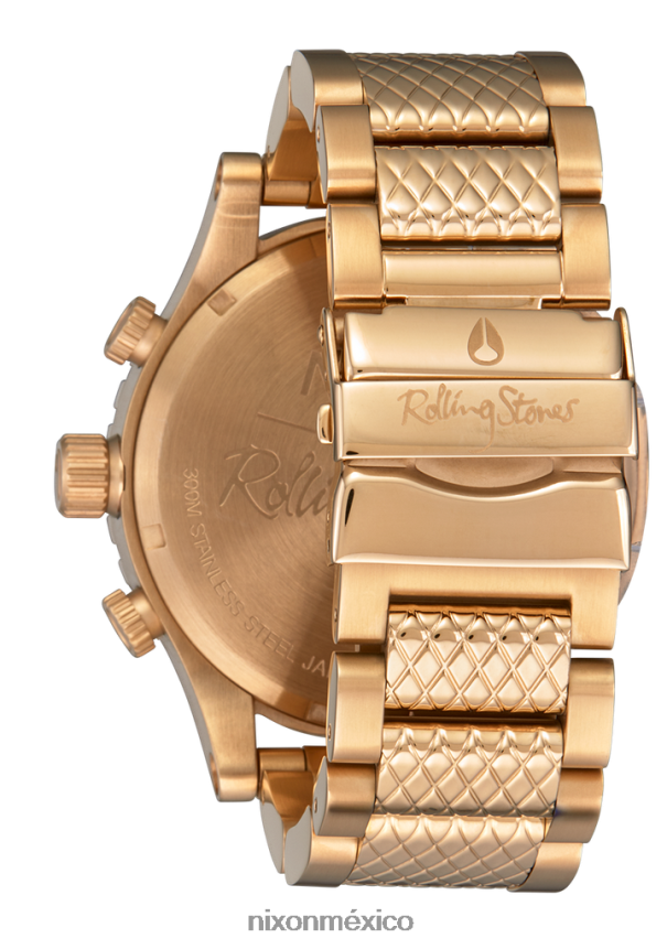 Nixon piedras rodantes 51-30 Z2VL2N122 mirar oro/negro