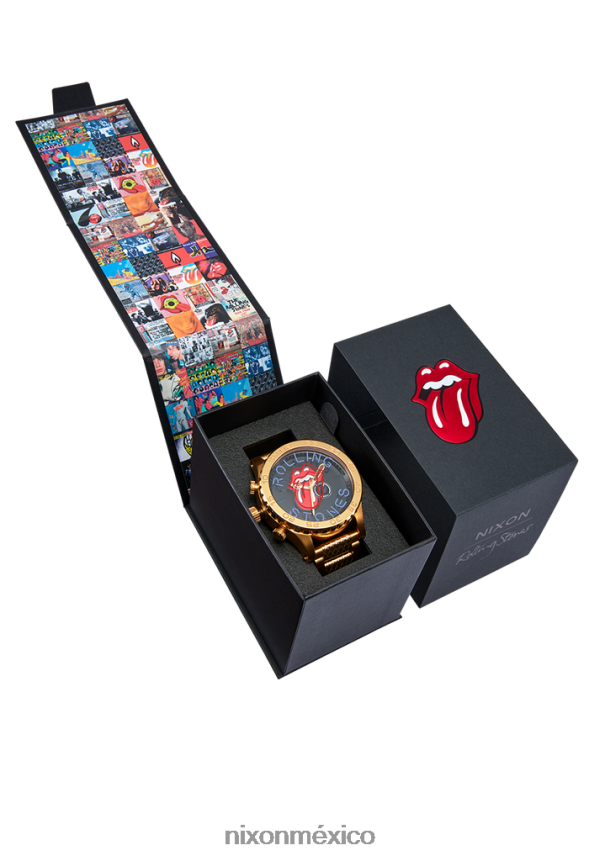 Nixon piedras rodantes 51-30 Z2VL2N122 mirar oro/negro