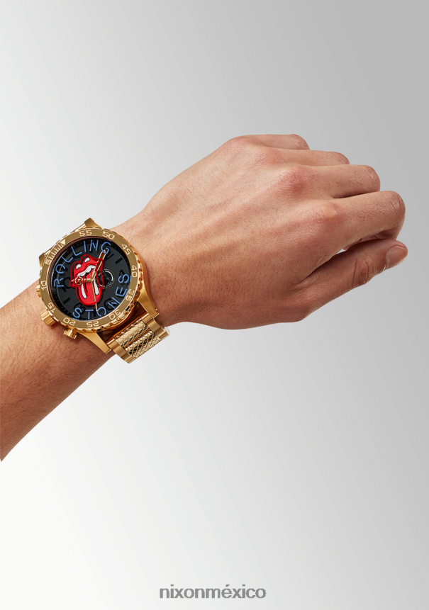 Nixon piedras rodantes 51-30 Z2VL2N122 mirar oro/negro