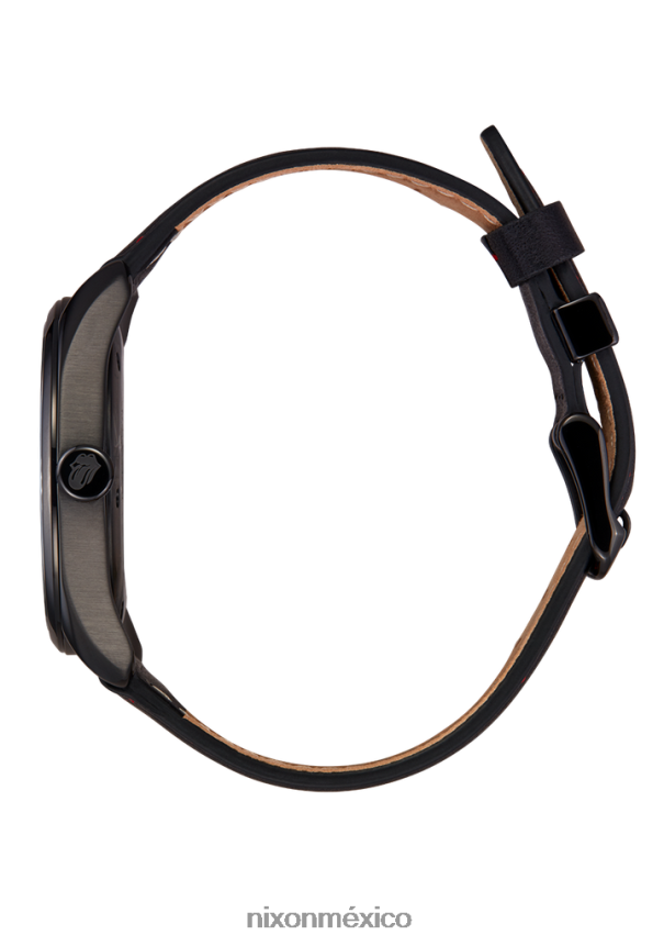 Nixon piedras rodantes thalia cuero Z2VL2N265 mirar todo negro