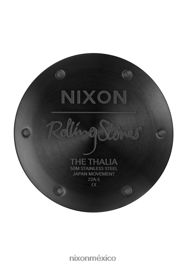 Nixon piedras rodantes thalia cuero Z2VL2N265 mirar todo negro