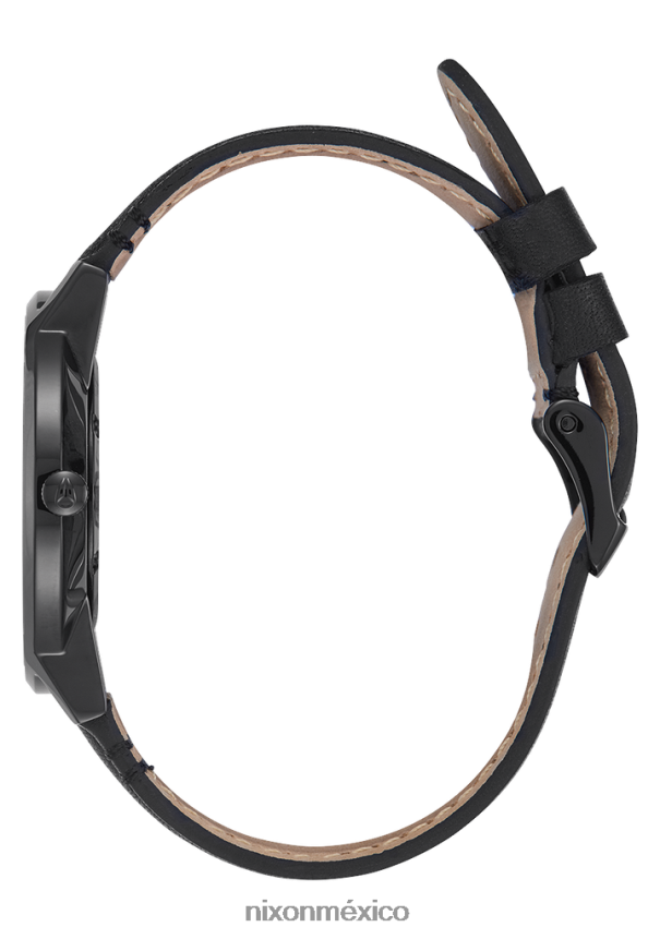 Nixon portero de cuero Z2VL2N60 mirar todo negro/oro