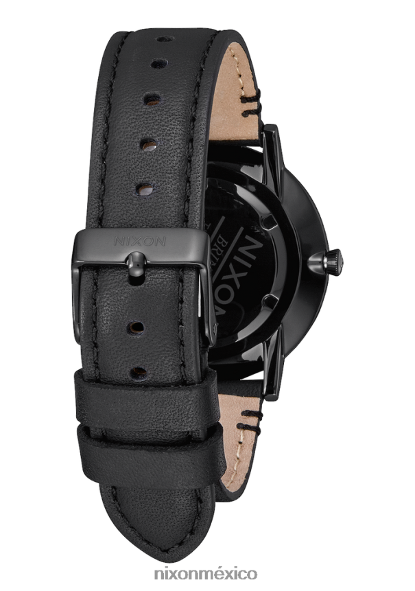 Nixon portero de cuero Z2VL2N60 mirar todo negro/oro