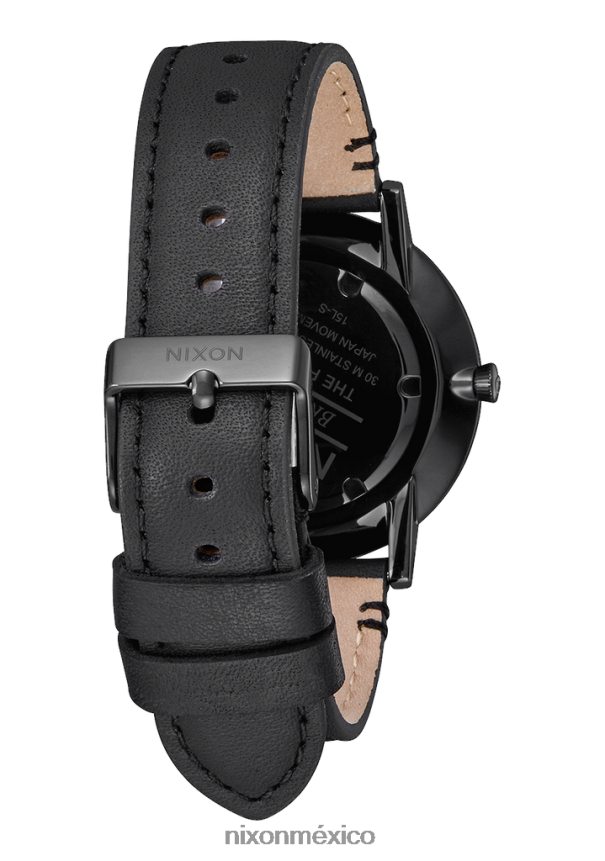 Nixon portero de cuero Z2VL2N61 mirar todo negro