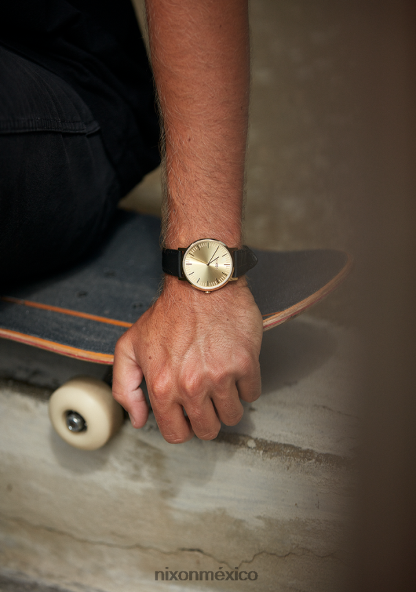 Nixon portero de cuero Z2VL2N61 mirar todo negro