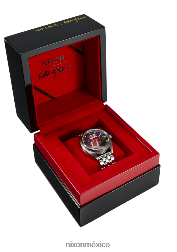 Nixon primacía de los Rolling Stones Z2VL2N134 mirar negro plata