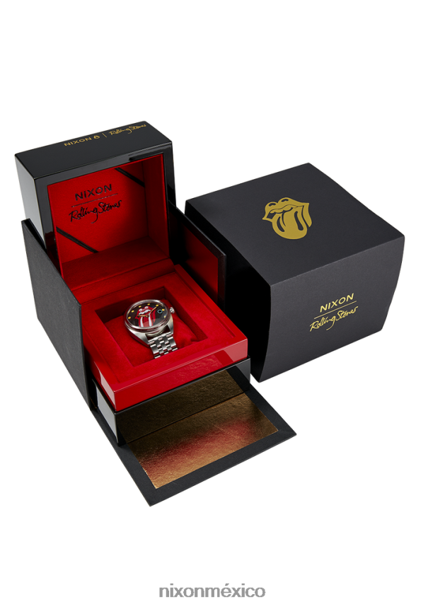 Nixon primacía de los Rolling Stones Z2VL2N134 mirar negro plata