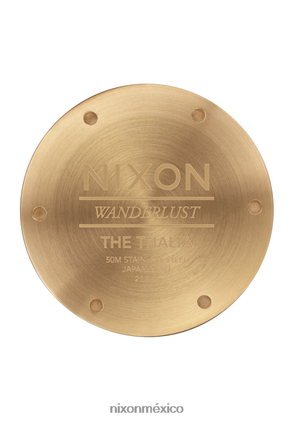 Nixon thalia cuero Z2VL2N257 mirar todo dorado/rayo de sol verde