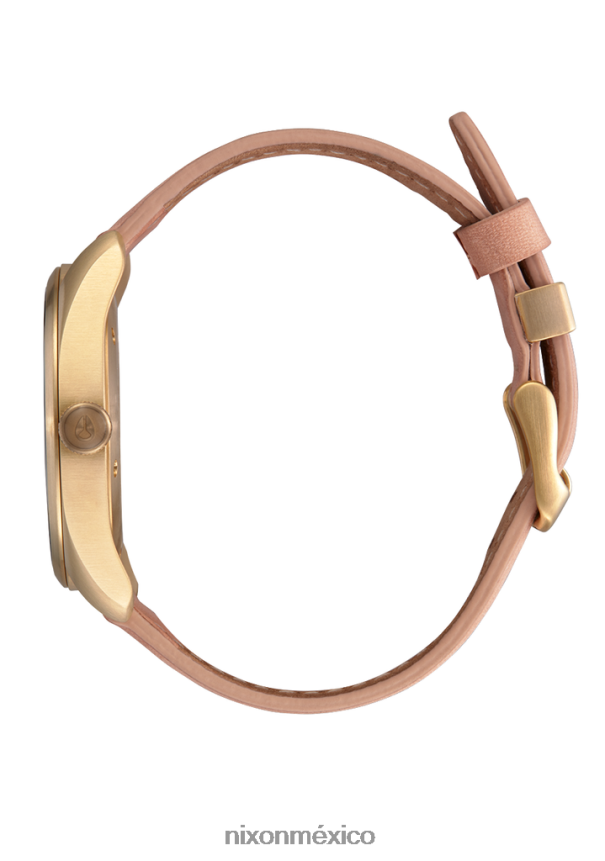 Nixon thalia cuero Z2VL2N259 mirar dorado claro/bronceado