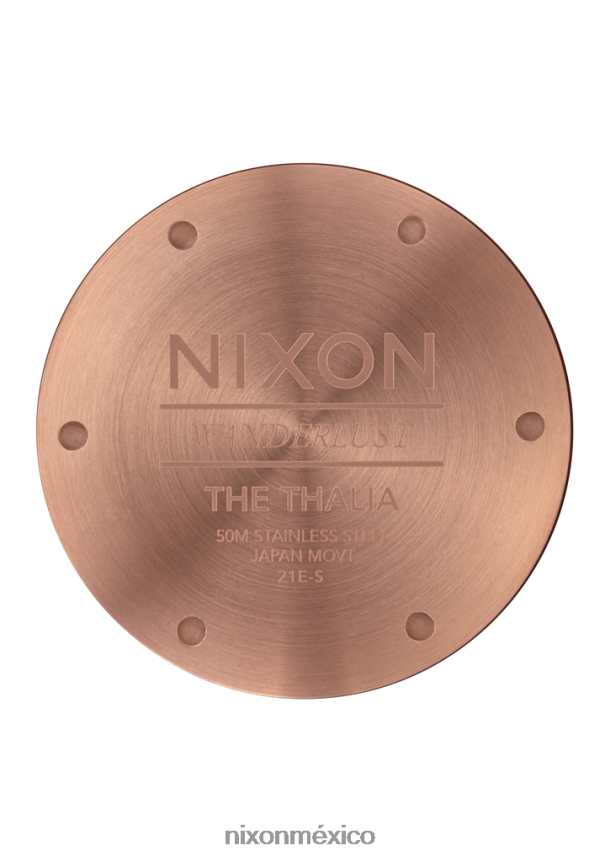 Nixon thalia cuero Z2VL2N260 mirar oro rosa/blanco