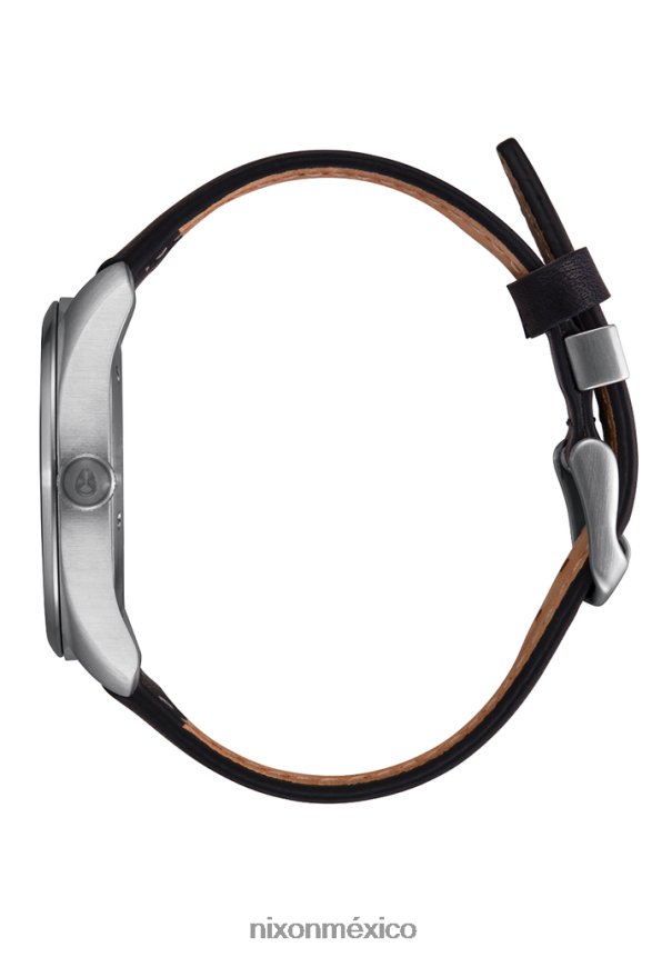 Nixon thalia cuero Z2VL2N261 mirar negro plata