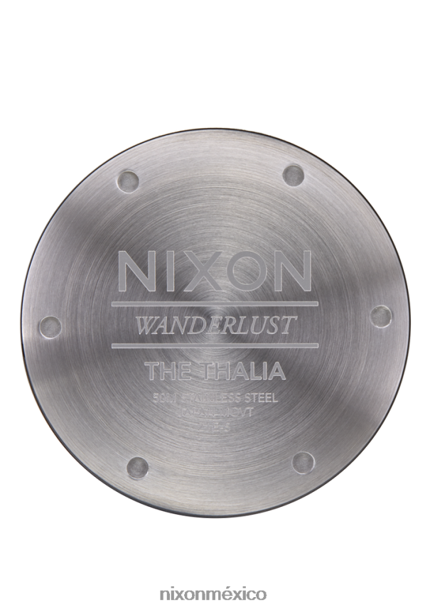 Nixon thalia cuero Z2VL2N261 mirar negro plata