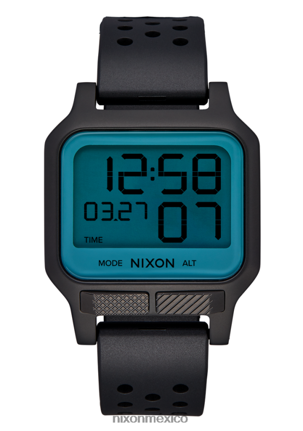Nixon calor Z2VL2N165 mirar negro/aguamarina positivo