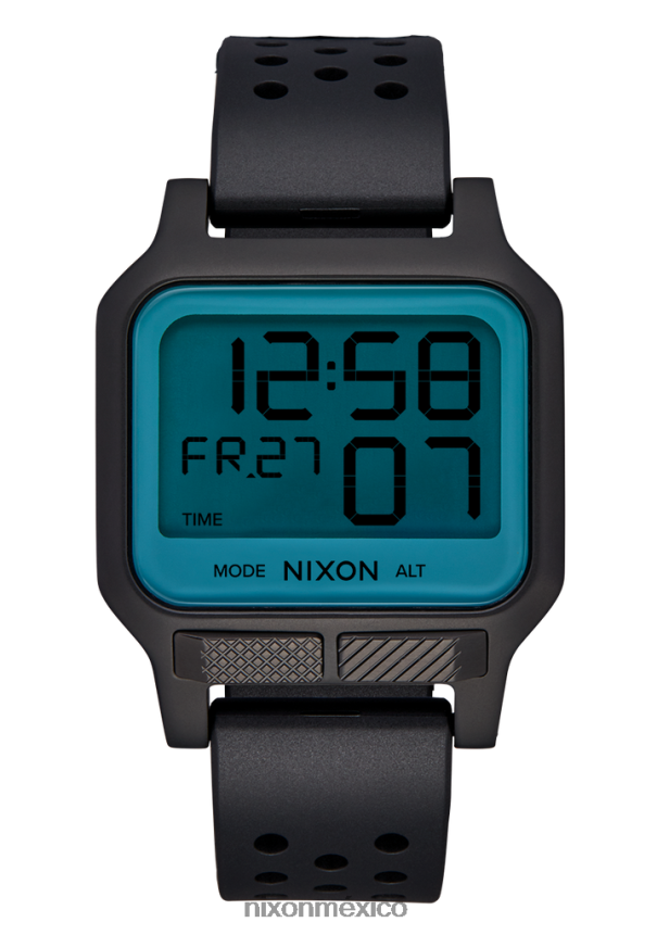Nixon calor Z2VL2N165 mirar negro/aguamarina positivo
