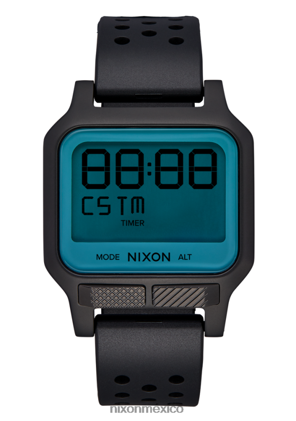 Nixon calor Z2VL2N165 mirar negro/aguamarina positivo