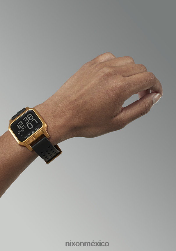 Nixon calor Z2VL2N166 mirar oro/negro