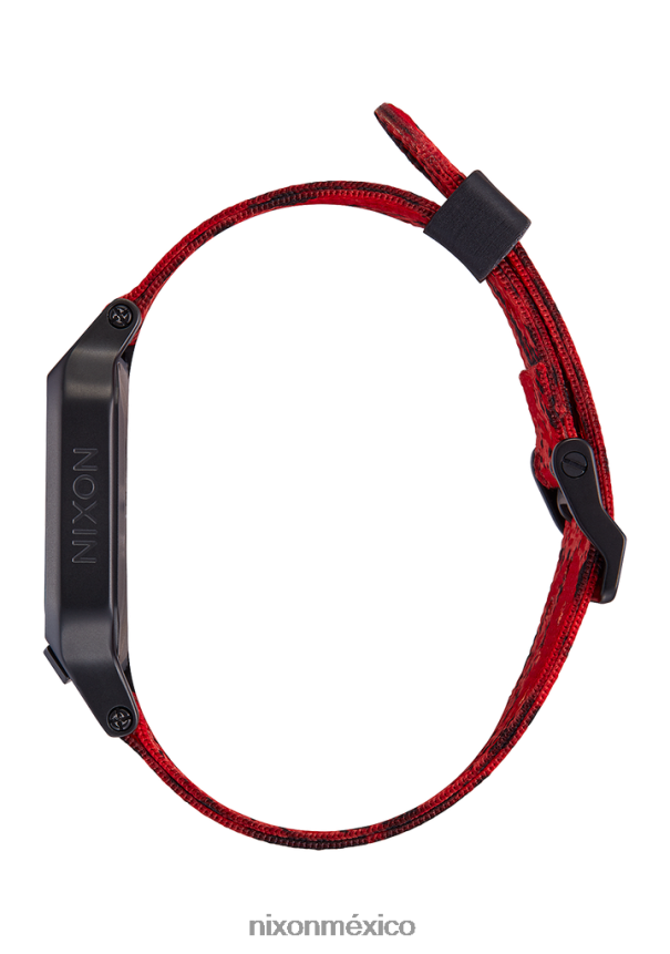 Nixon calor Z2VL2N168 mirar negro/rojo