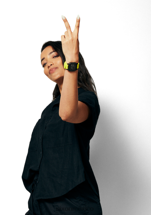 Nixon calor Z2VL2N169 mirar limón/negro