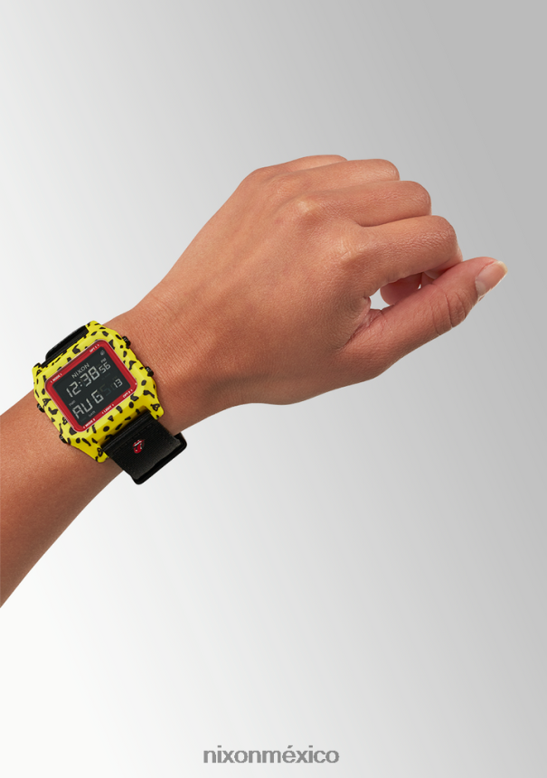 Nixon grapa de piedras rodantes Z2VL2N217 mirar amarillo/negro
