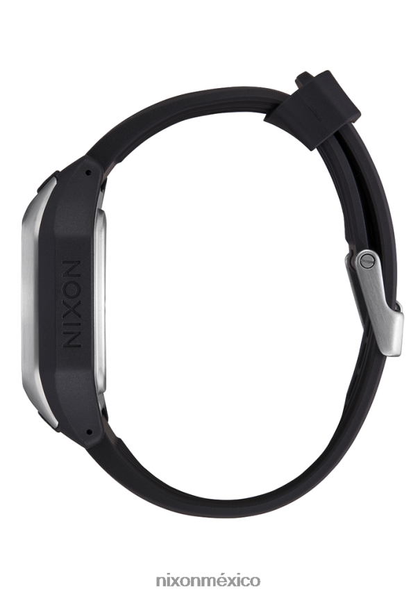 Nixon la marea alta Z2VL2N200 mirar negro plata