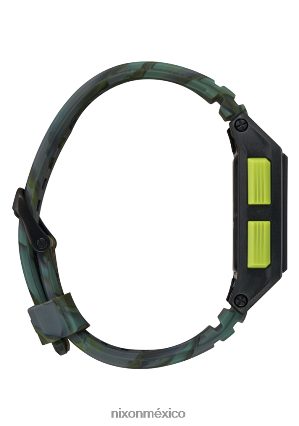 Nixon marea base pro Z2VL2N178 mirar camuflaje verde