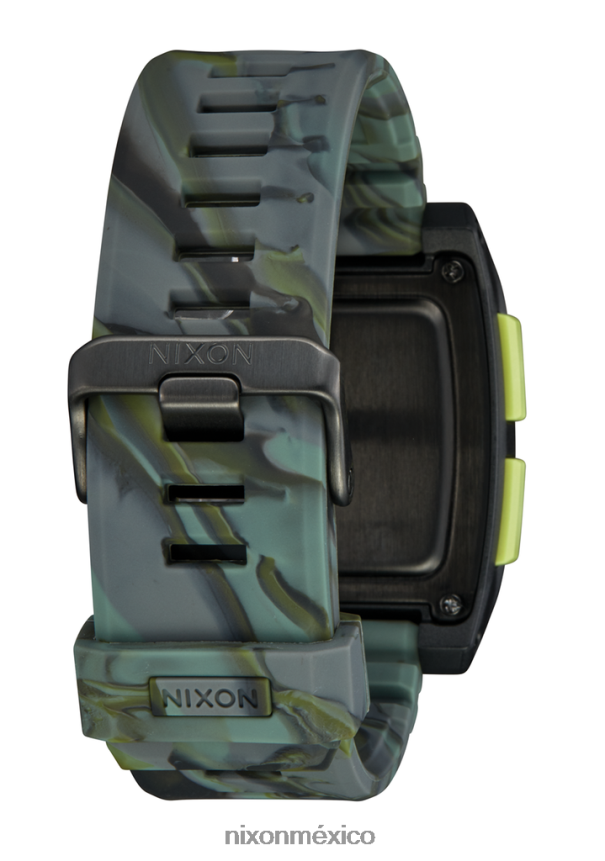 Nixon marea base pro Z2VL2N178 mirar camuflaje verde