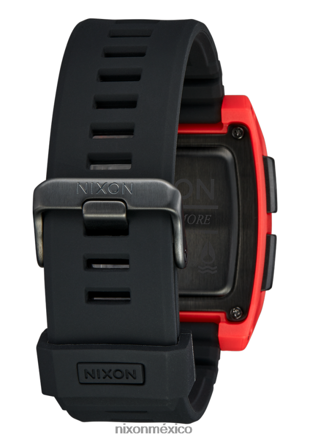 Nixon marea base pro Z2VL2N182 mirar negro rojo