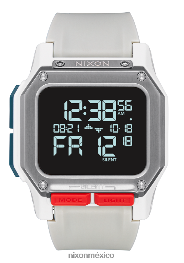 Nixon régulo Z2VL2N157 mirar blanco/gris