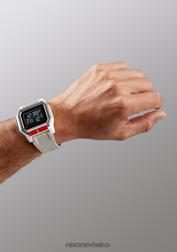 Nixon régulo Z2VL2N157 mirar blanco/gris