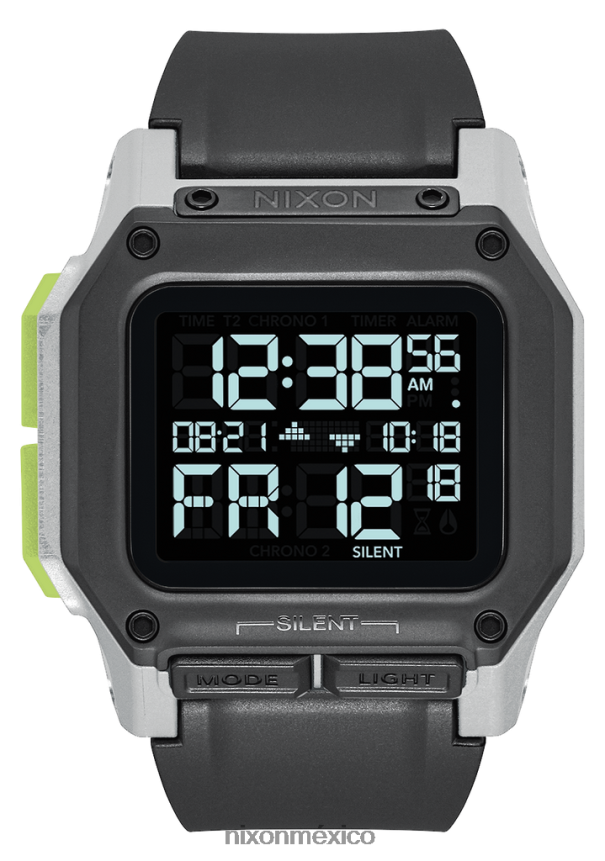 Nixon régulo Z2VL2N158 mirar negro/blanco/lima