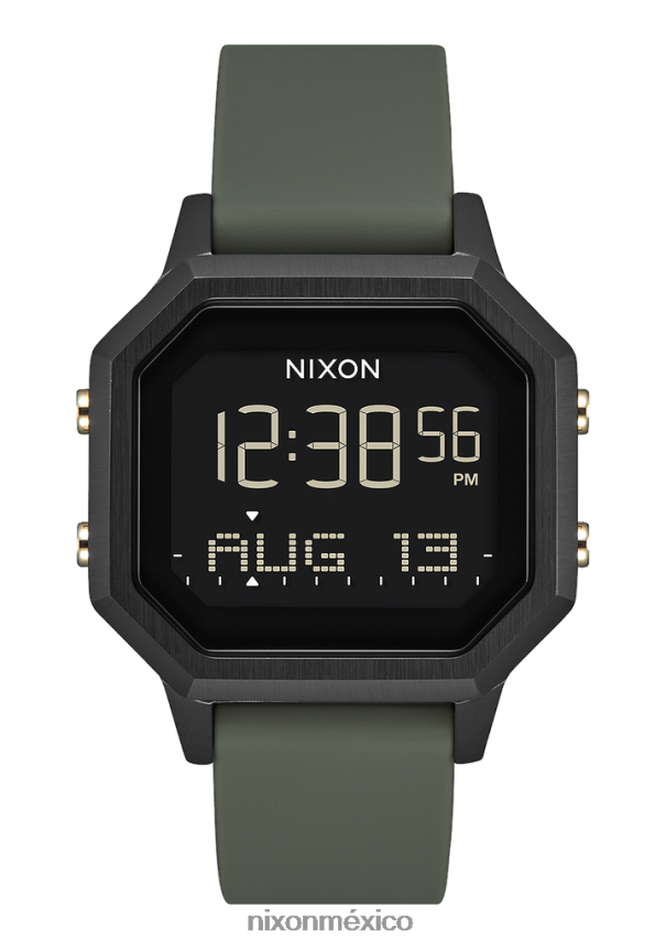Nixon sirena de acero inoxidable Z2VL2N205 mirar negro/fatiga